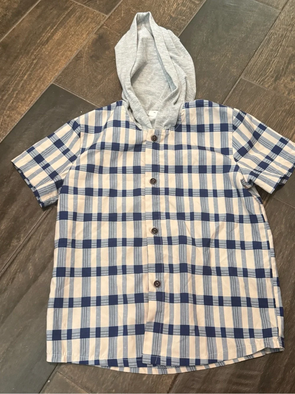 NWOT SHEIN Boys Camp Shirt Hoodie
